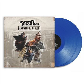 AWON & PHONIKS - KNOWLEDGE OF SELF (2 X LP) Transparent Blue Vinyl - Dusty Platter