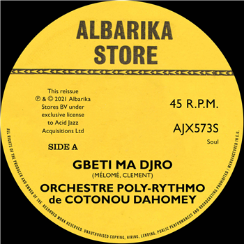 Orchestre Poly-Rythmo de Cotonou Dahomey - Acid Jazz Records / Albarika Store