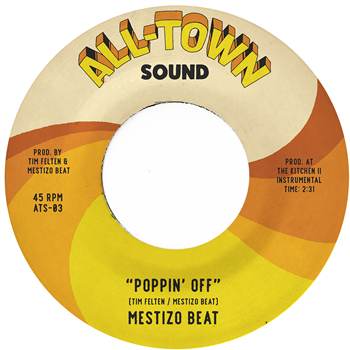 Mestizo Beat - Poppin Off (Black Vinyl) - All-Town Sound / Colemine Records