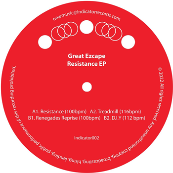 Great Ezcape - Resistance EP - Indicator Records