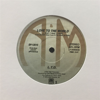 L.T.D. - Love To The World - A&M Records