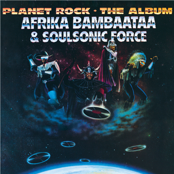 AFRIKA BAMBAATAA & SOULSONIC FORCE - PLANET ROCK – THE ALBUM (clear w/ 3 colour splatter) - TOMMY BOY RECORDS