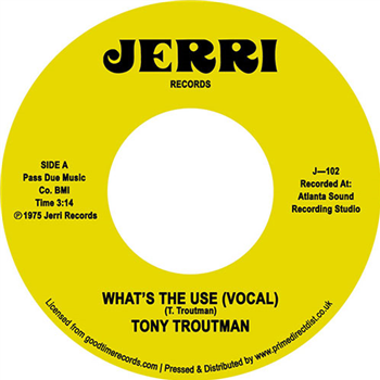 Tony Troutman 7" - Jerri Records