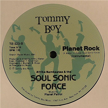 Afrika Bambaataa & Soulsonic Force - Planet Rock - Tommy Boy